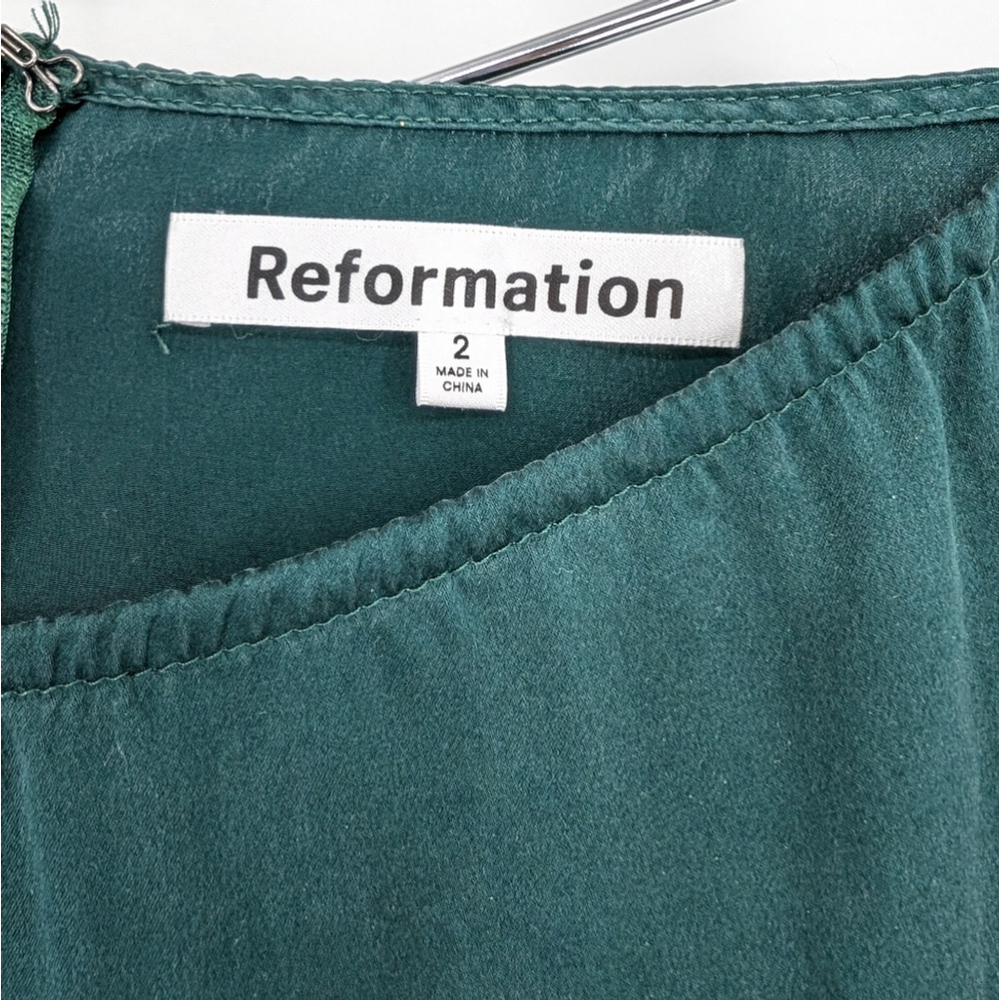 Reformation Benson 100% Silk Mini Skirt - Picture 6 of 7